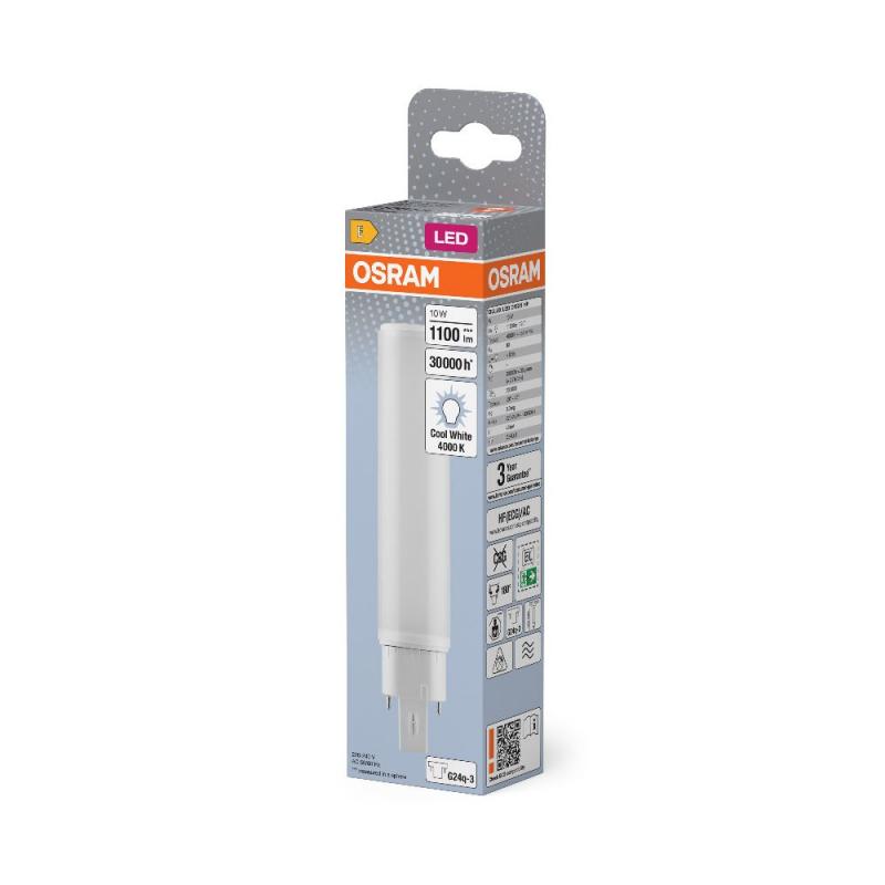 OSRAM DULUX G24q-3 LED HF & AC Kompaktlampe 10 W wie 26W 4000K neutralweißes Licht EVG